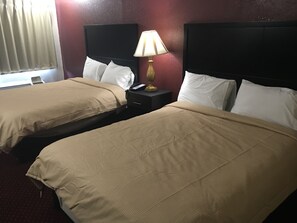 Standard Room, 2 Queen Beds, Non Smoking | 1 bedroom, free WiFi, bed sheets