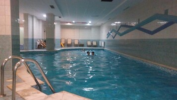 Indoor pool, outdoor pool