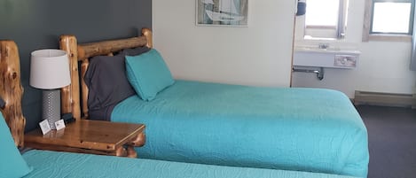 Classic Room, 2 Queen Beds | Blackout curtains, free WiFi, bed sheets