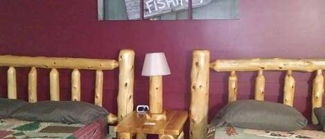 Blackout curtains, free WiFi, bed sheets