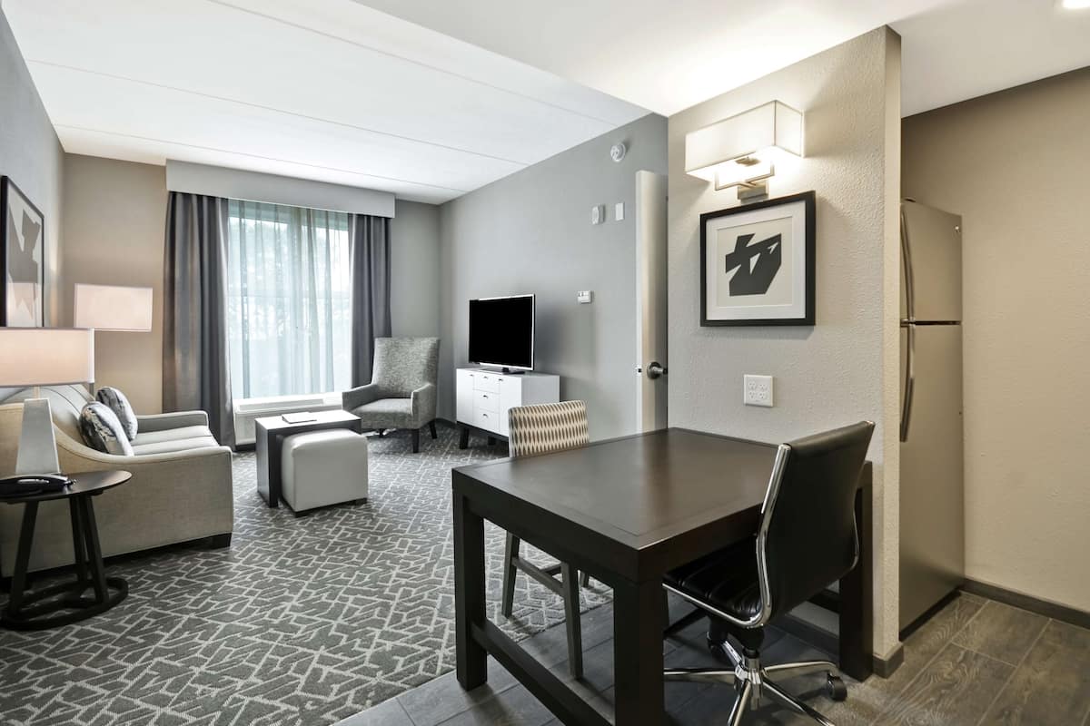 Suite, 1 Schlafzimmer, Nichtraucher | Wohnbereich | 42-Zoll-LCD-Fernseher mit Kabelempfang, Fernseher