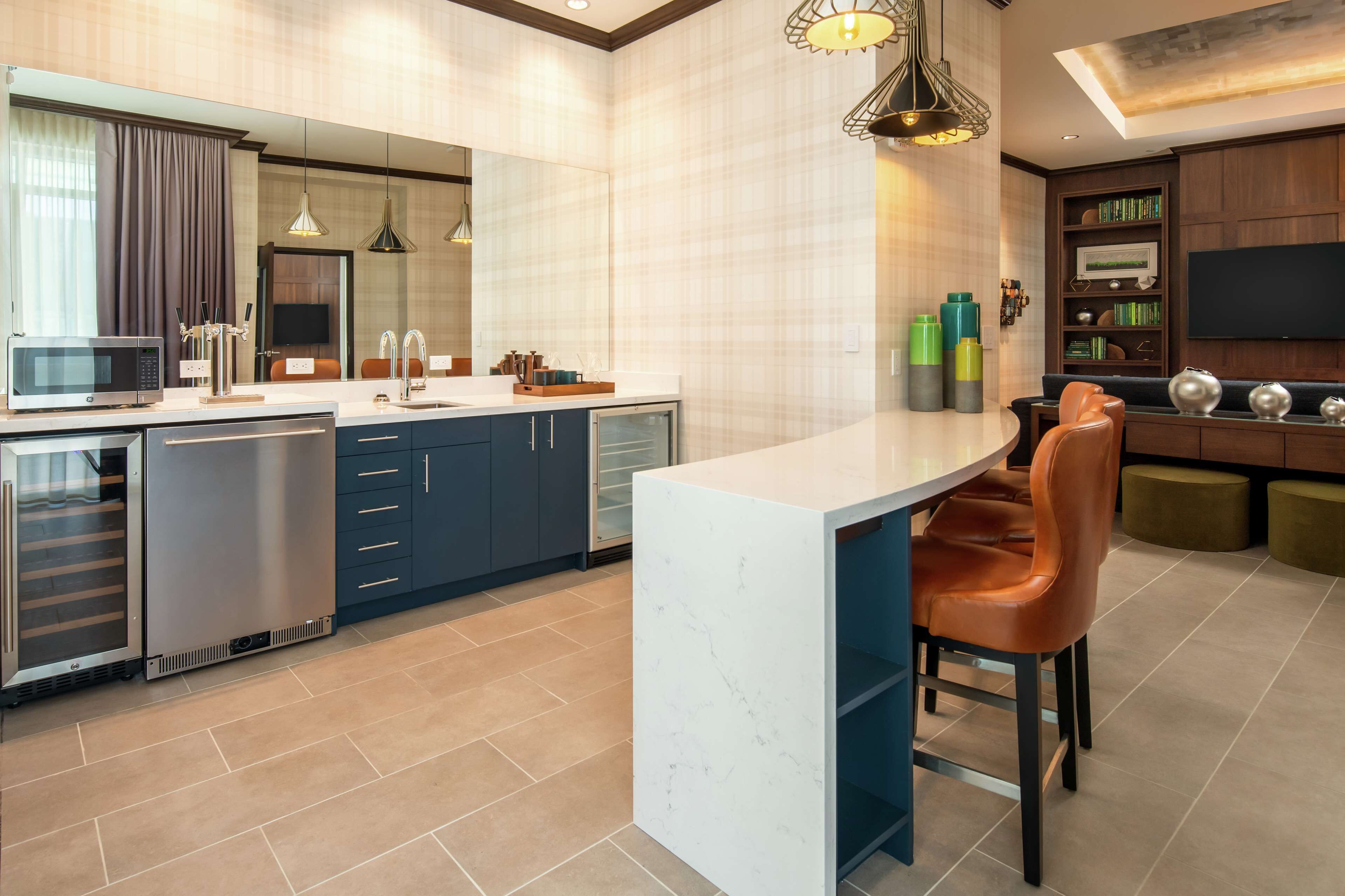 penthouse, 2 bedrooms, accessible (mobility & hearing, roll-in shower) | private kitchen | fridge, microwave, coffee/tea maker