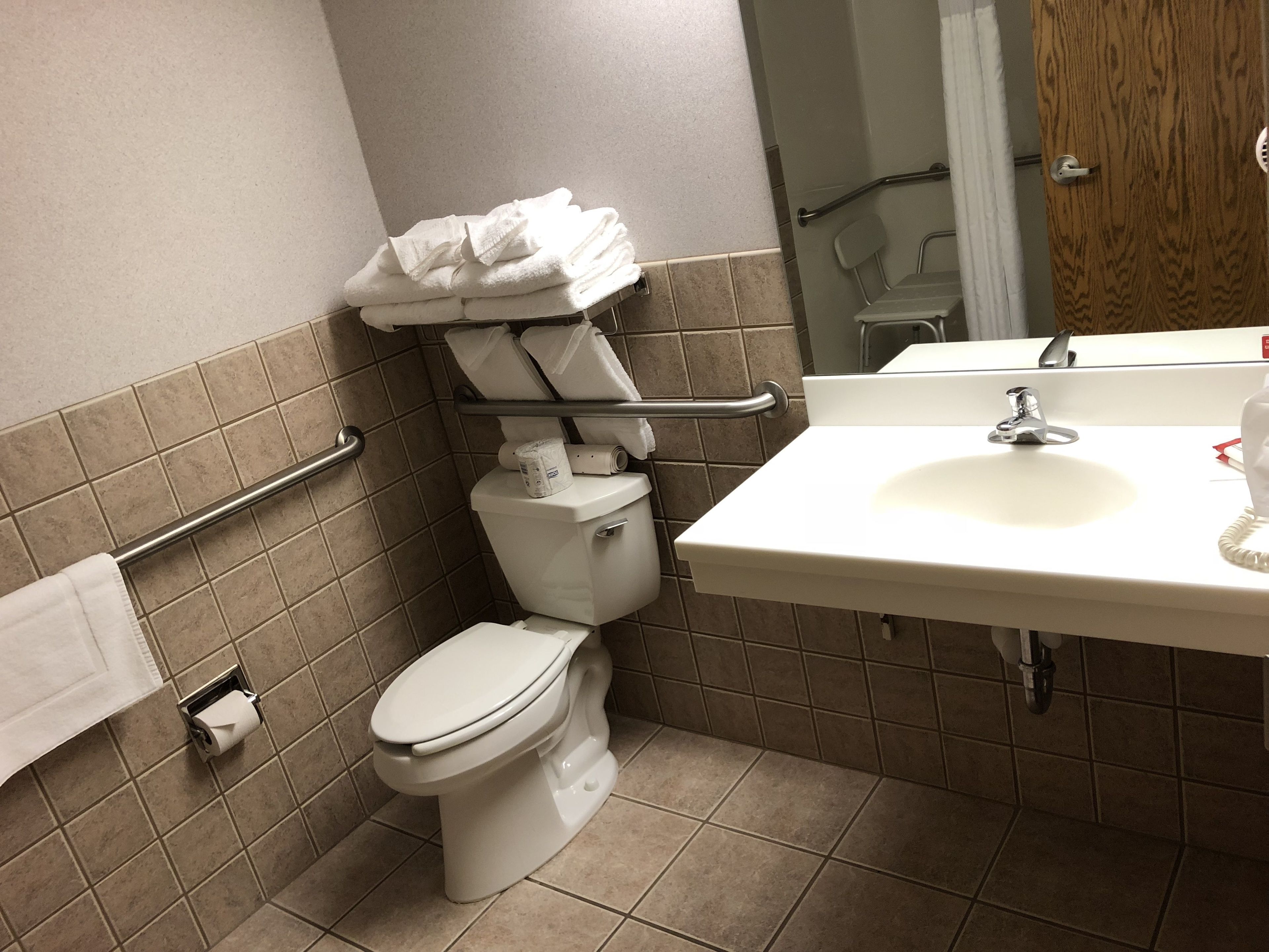 room, 2 queen beds accessible, non smoking (non pet-friendly) | bathroom | free toiletries, hair dryer, towels, soap