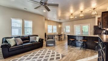 Luxury Villa, 2 Bedrooms, Kitchen, Garden View (The Maple) | Living area | Flat-screen TV