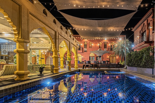 Morocco 2 Pool Villa (4 Bedroom, 8 Kingbed) | 6 bedrooms, minibar, free WiFi, bed sheets