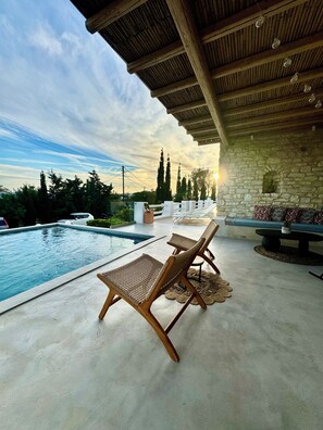 Outdoor pool - Villa Giorgianna - near Aliki beach with pool (Paros)