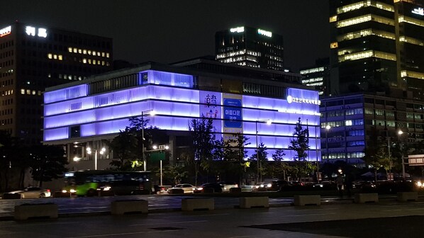 Front of property - evening/night
