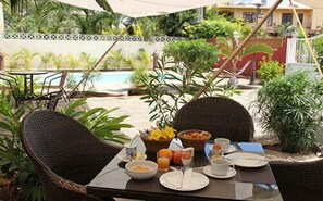 Gratis kontinental frukost varje dag