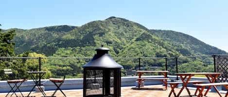 Japanese-style triple room (futon room) | Terrace/patio