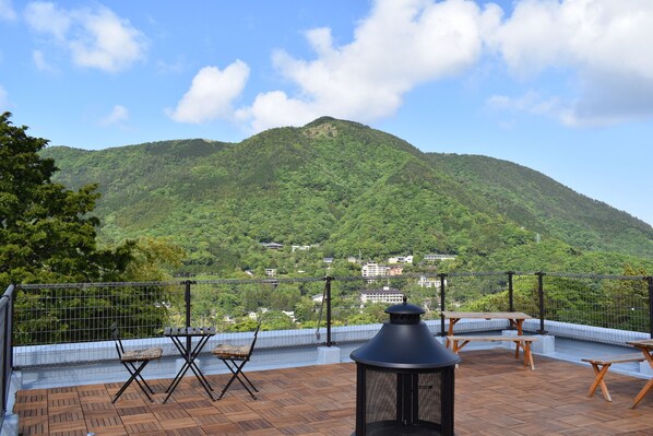 Japanese-style triple room (futon room) | Terrace/patio