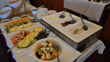 Daily buffet breakfast (EUR 14 per person)