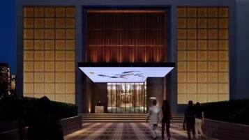 Front of property - evening/night