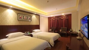 Business Twin Room | Desk, blackout drapes, iron/ironing board (on request), WiFi (free) - Shenzhen Nanguo Chain Hotel Main Branch (Shenzhen)