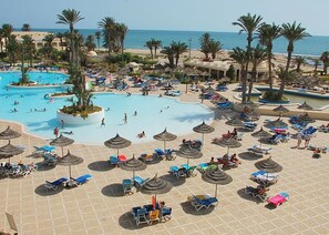 Indoor pool, 3 outdoor pools, open 6 AM to 7 PM, pool umbrellas - Zephir Hotel & Spa (Zarzis)