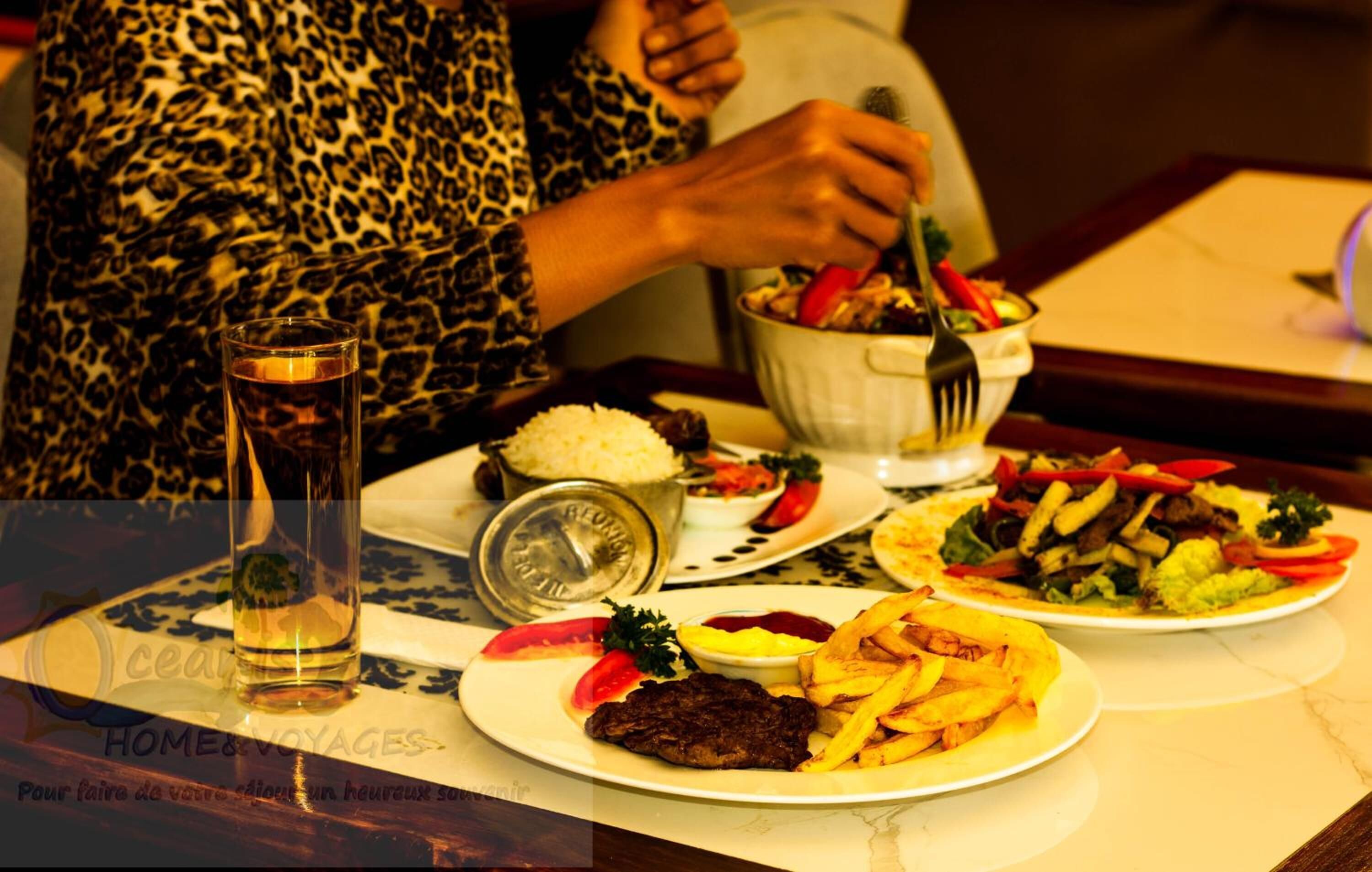 breakfast, lunch, dinner served; french cuisine