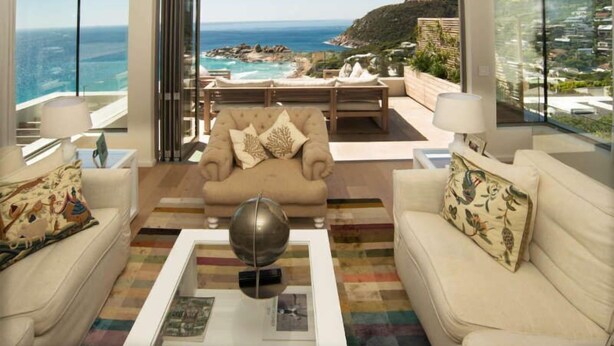 Luxury Villa, 5 Bedrooms | Living room | TV - Villa Llandudno (Cape Town)