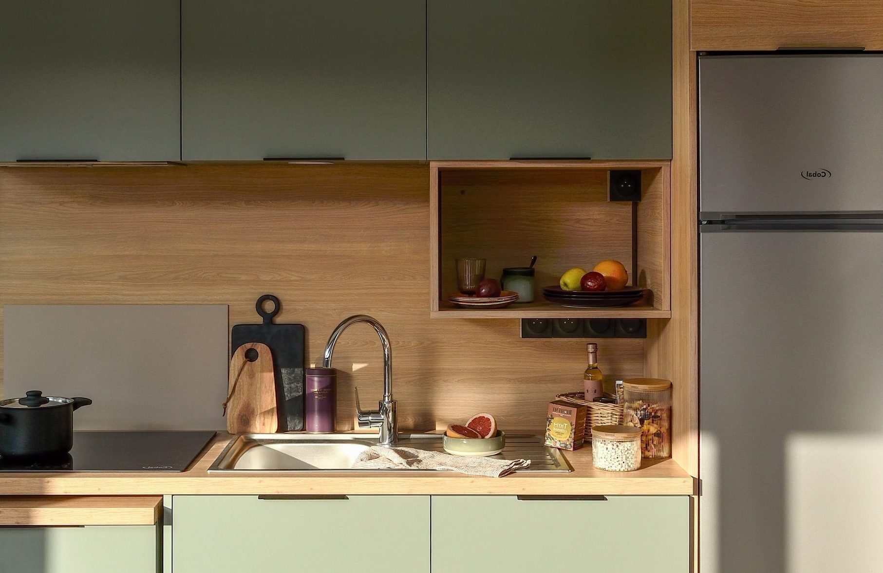 舒適木屋, 2 間臥室 (6 Pers) | 私人廚房 | 電冰箱、微波爐、爐台、電熱水壺