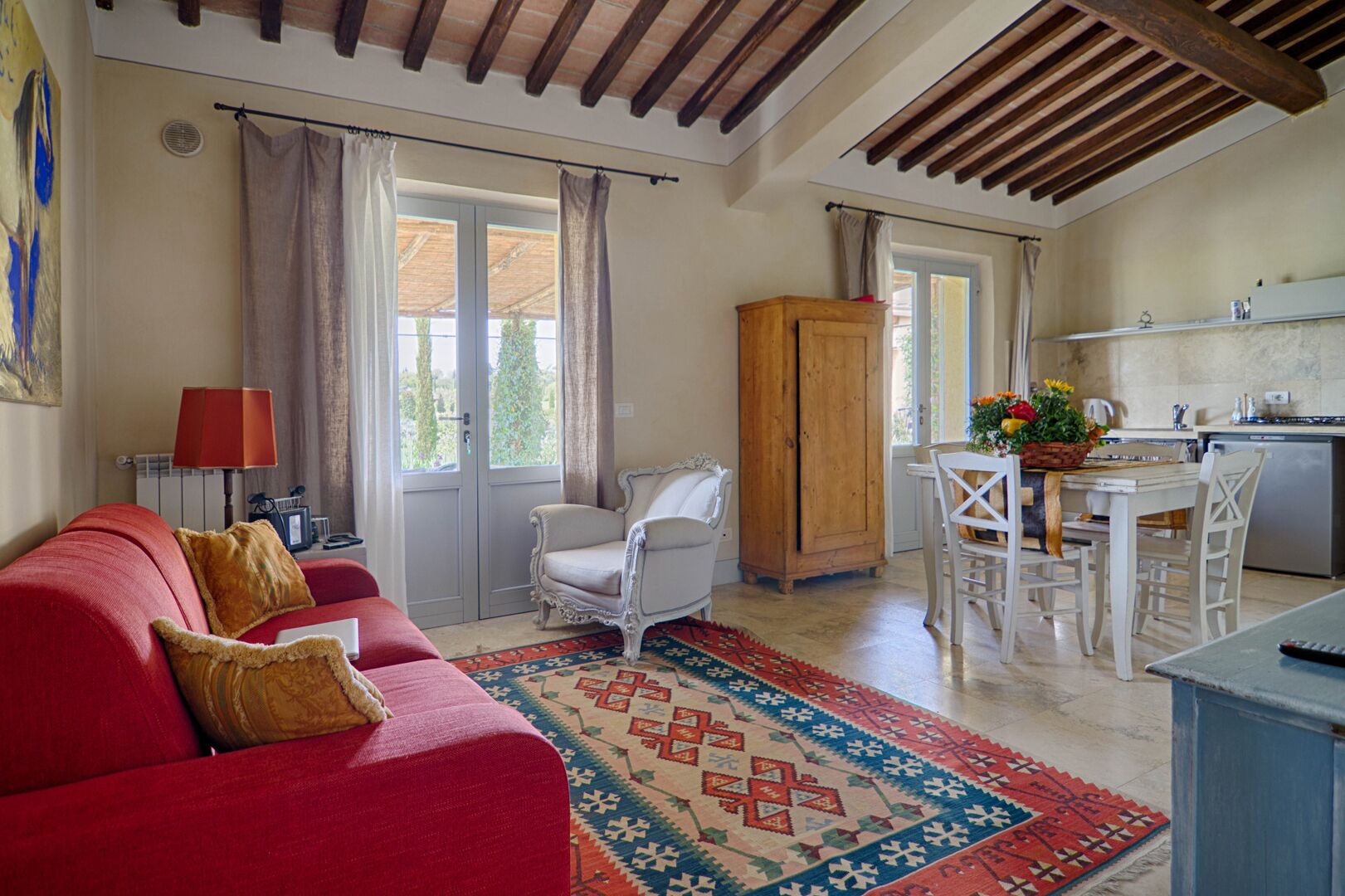 Deluxe-Apartment, mit Bad (Casetta/Dependance) | Lounge