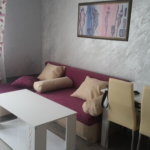 Standard Apartment, 1 Bedroom | Living area | Flat-screen TV - Lubata Apartments (Sofia)