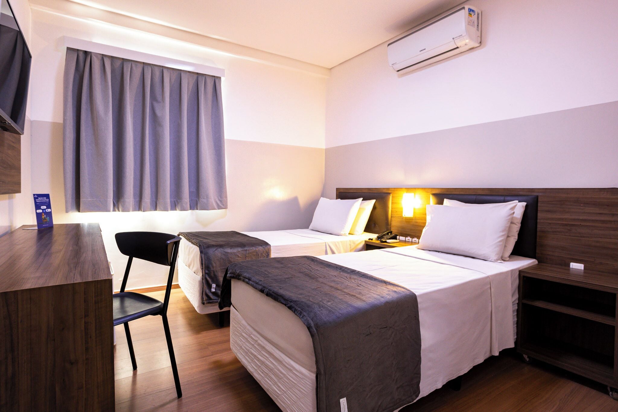 Economy-Zweibettzimmer, 2 Einzelbetten