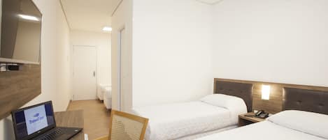Standard Quadruple Room, Multiple Beds | Minibar, free WiFi, bed sheets