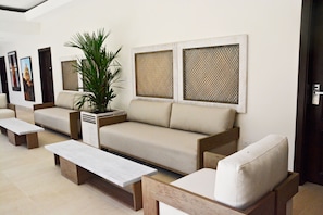 Lobby sitting area