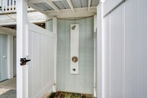 Property grounds - Ocean view duplex just steps from the beach! (Wrightsville Beach)