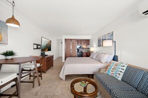 1 habitación, tabla de planchar con plancha, wifi gratis y ropa de cama 