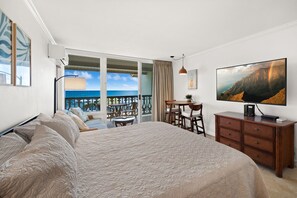 Iron/ironing board, free WiFi, bed sheets - Islander #348, Oceanfront, Walk to Beach, AC, Top Floor, Free Wifi/Parking! (Kapaa)
