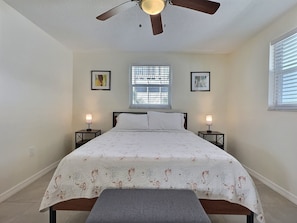 2 dormitorios, tabla de planchar con plancha, wifi gratis y ropa de cama