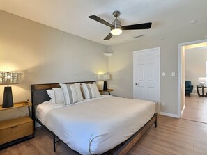 2 bedrooms, iron/ironing board, free WiFi, bed sheets