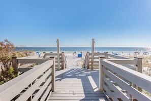 On the beach