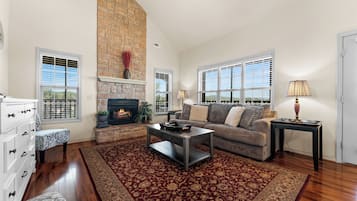 TV connectée, cheminée