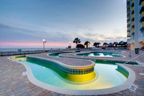 Indoor pool - Recently Renovated Oceanfront condo at great resort +Free Attraction Tickets! (North Myrtle Beach)