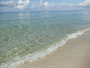 Aan het strand