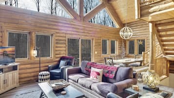 TV, fireplace, DVD player