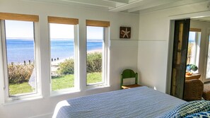 2 bedrooms, iron/ironing board, free WiFi, bed sheets - Beachfront home with private yard and Unbeatable Bay and Ocean views! (Netarts)