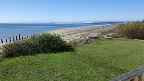 On the beach - Beachfront home with private yard and Unbeatable Bay and Ocean views! (Netarts)