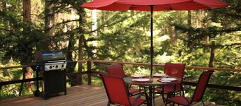 Secluded "Hidden Heaven"  Vintage Cabin on Strawberry Creek, Walk to town