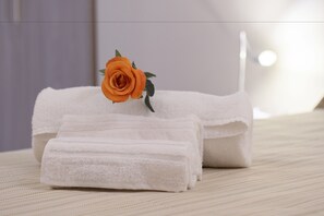 淋浴设施、免费洗浴用品、吹风机、坐浴桶