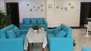 Sitteområde i lobbyen
