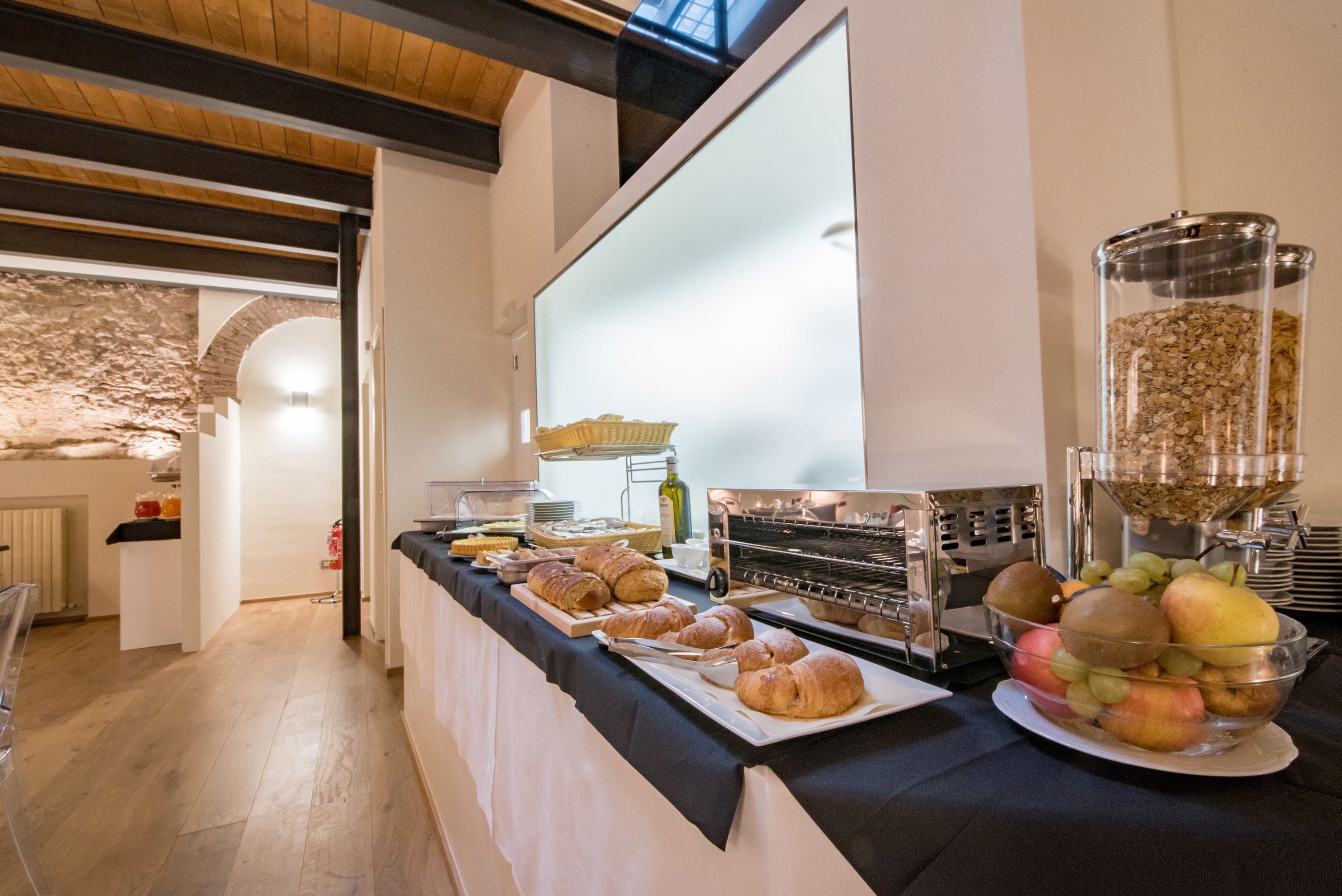 daily buffet breakfast (eur 14 per person)