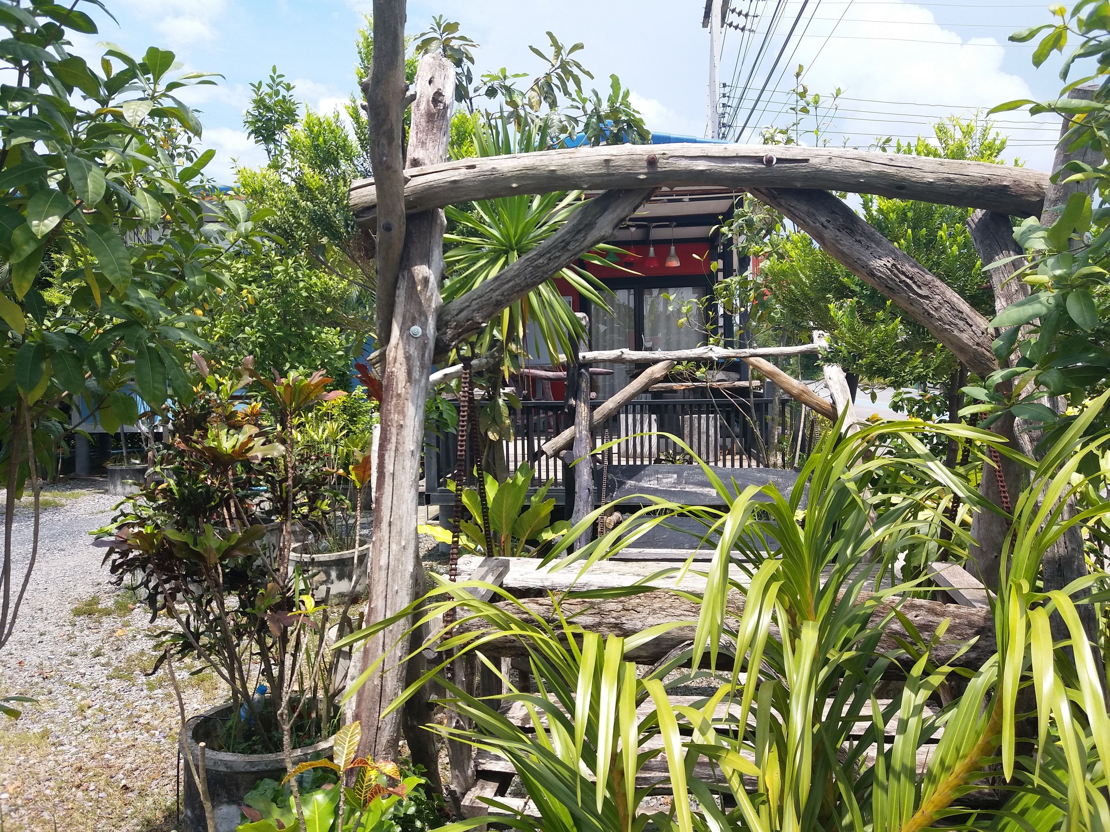 A szálláshely külső területei