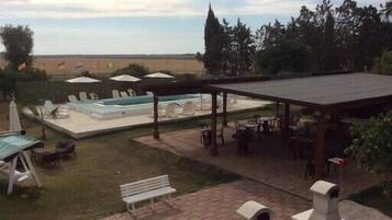 Seasonal outdoor pool