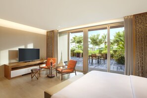 Sábanas italianas Frette, ropa de cama de alta calidad y minibar 