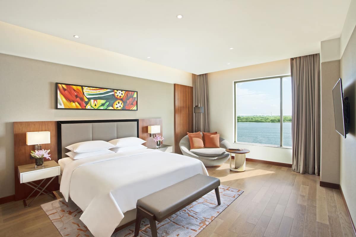 Sábanas italianas Frette, ropa de cama de alta calidad y minibar