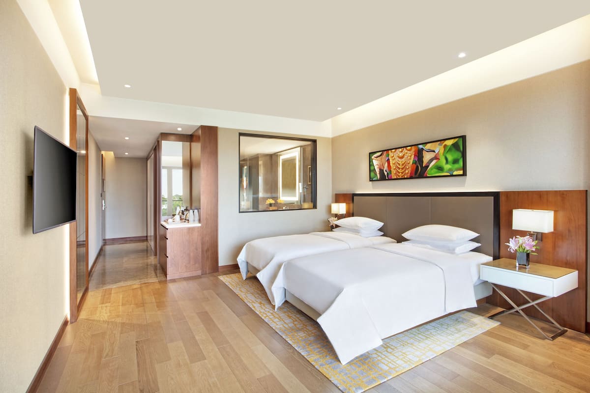 Sábanas italianas Frette, ropa de cama de alta calidad y minibar