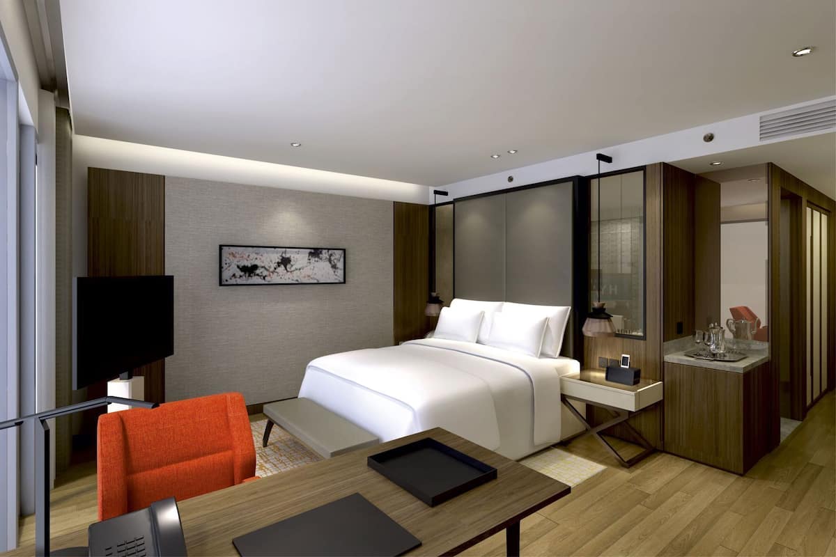 Literie de qualité, minibar, coffre-fort, bureau