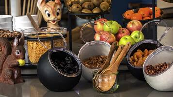 Daily buffet breakfast for a fee