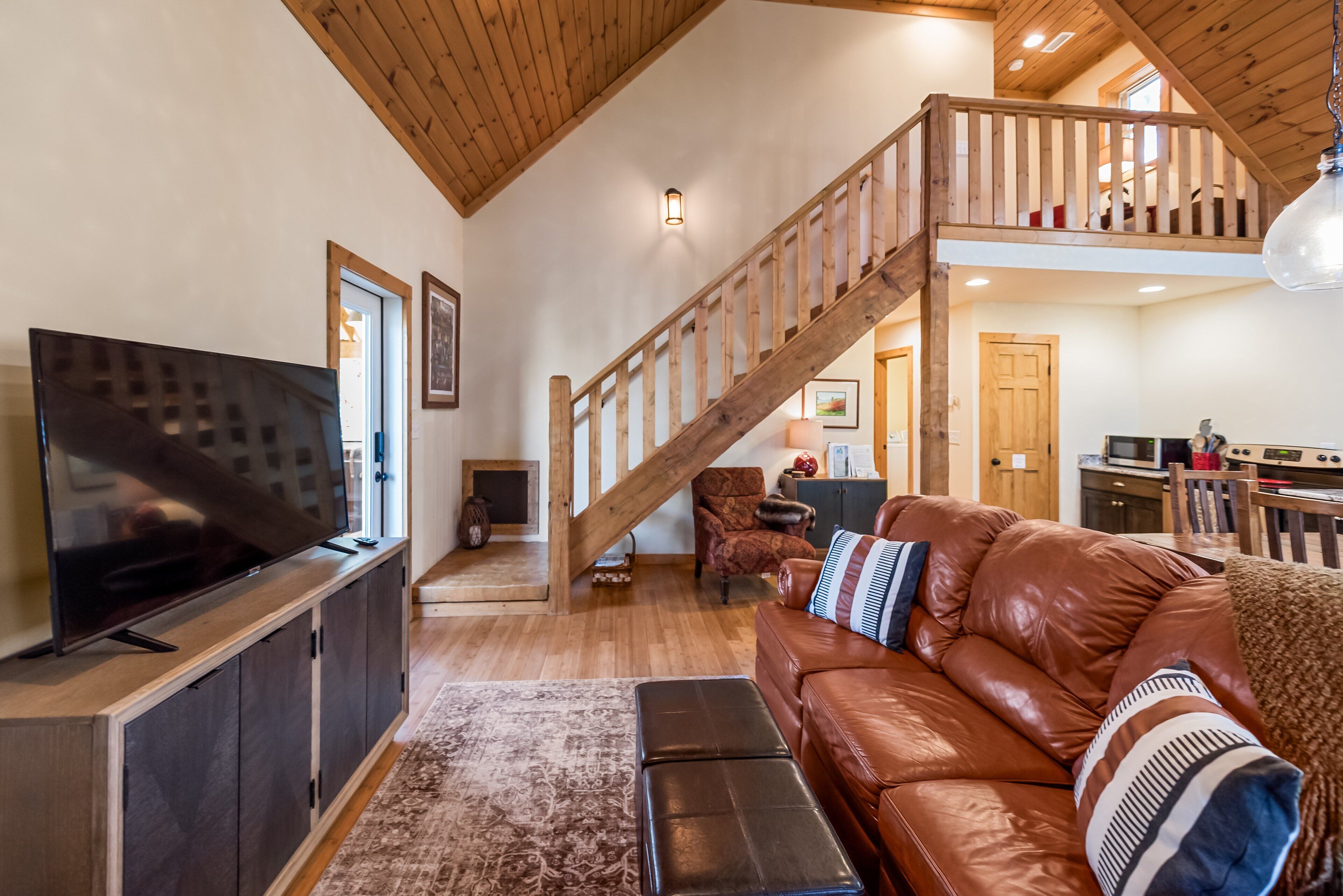 Télévision, cheminée, Netflix, services de streaming